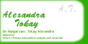 alexandra tokay business card